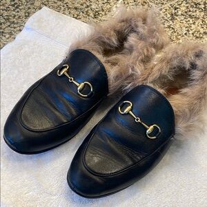 Gucci Jordaan fur loafer SOLD SOLD